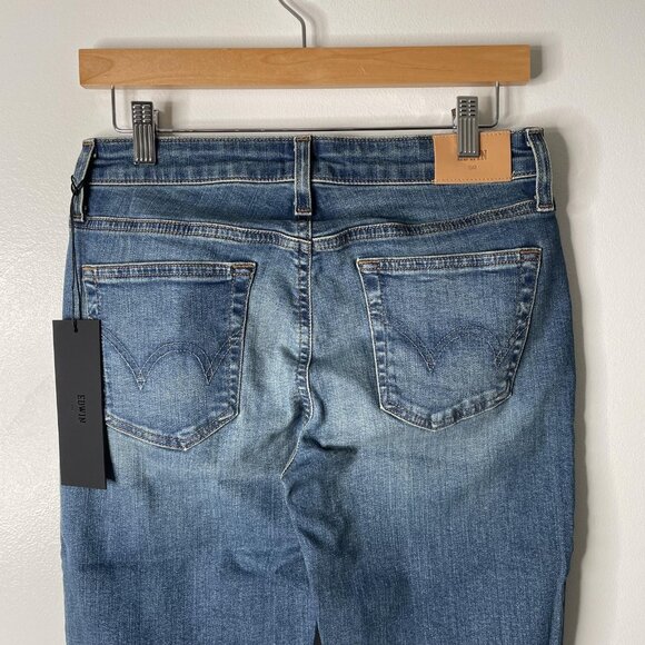 Edwin Women's Blue Boot Cut Jeans - Picture 8 of 15